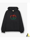 Cotton Jersey Printed Hoodie Sweatshirt Black - GUCCI - BALAAN 2