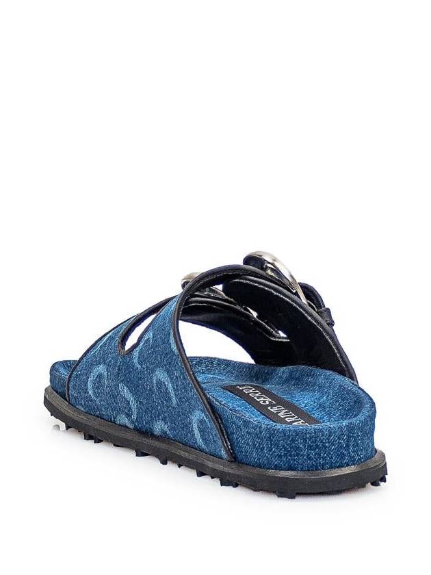 Marine Serre Denim Sandal - MARINE SERRE - BALAAN 3