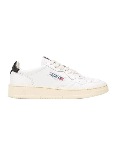 Medalist Black Tab Low Top Sneakers White - AUTRY - BALAAN 1