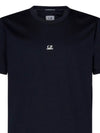 70/2 Mercerized Jersey Logo Short Sleeve T-Shirt Navy - CP COMPANY - BALAAN 5