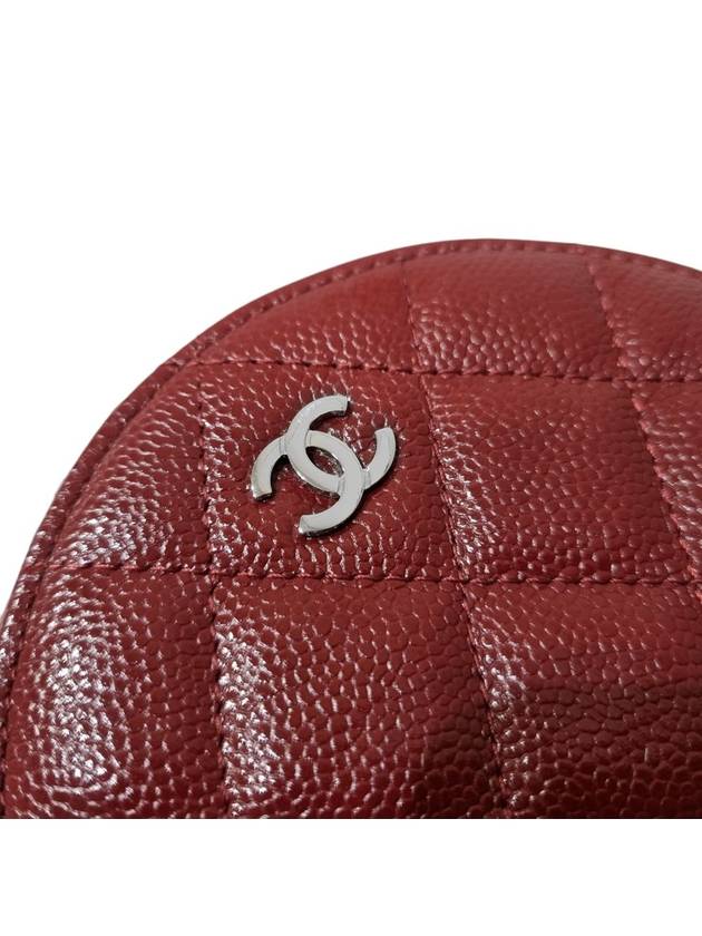 AP0245 Classic Burgundy Caviar Skin Tambourine WOC Cross Bag - CHANEL - BALAAN 8