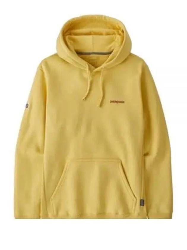 Fitz Roy Icon Uprisal Fleece Hoodie Milled Yellow - PATAGONIA - BALAAN 2