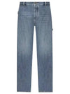 Cotton Straight Jeans Blue - BOTTEGA VENETA - BALAAN 2