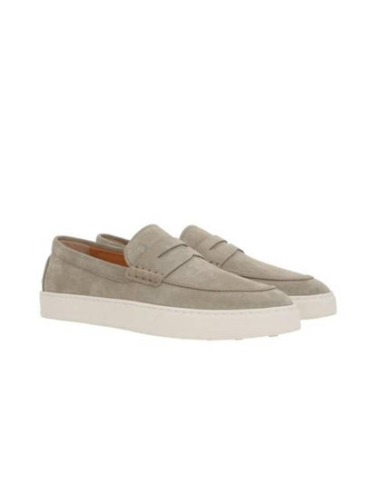 Suede Loafers Grey - TOD'S - BALAAN 2