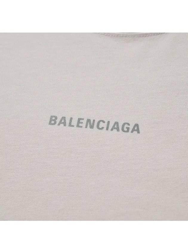 Logo Print Sweatshirt White - BALENCIAGA - BALAAN 4