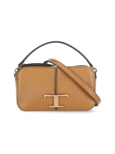 T Timeless Leather Cross Bag Brown - TOD'S - BALAAN 2