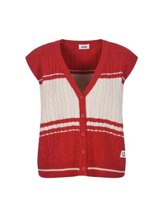Color block knit vest MZ3AV710 - P_LABEL - BALAAN 2