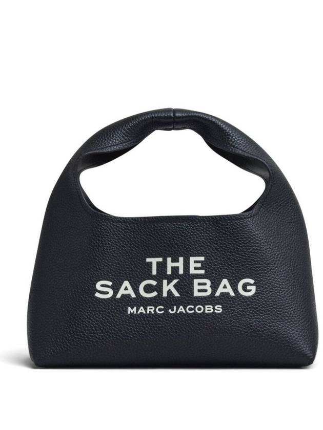 'The Mini Sack' Black Handbag With Logo In Leather Woman - MARC JACOBS - BALAAN 10