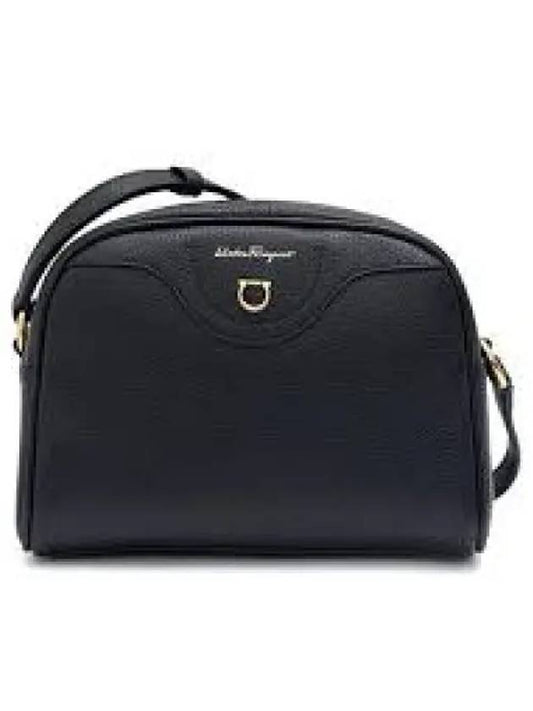 Gancini Cross Bag Black - SALVATORE FERRAGAMO - BALAAN 2