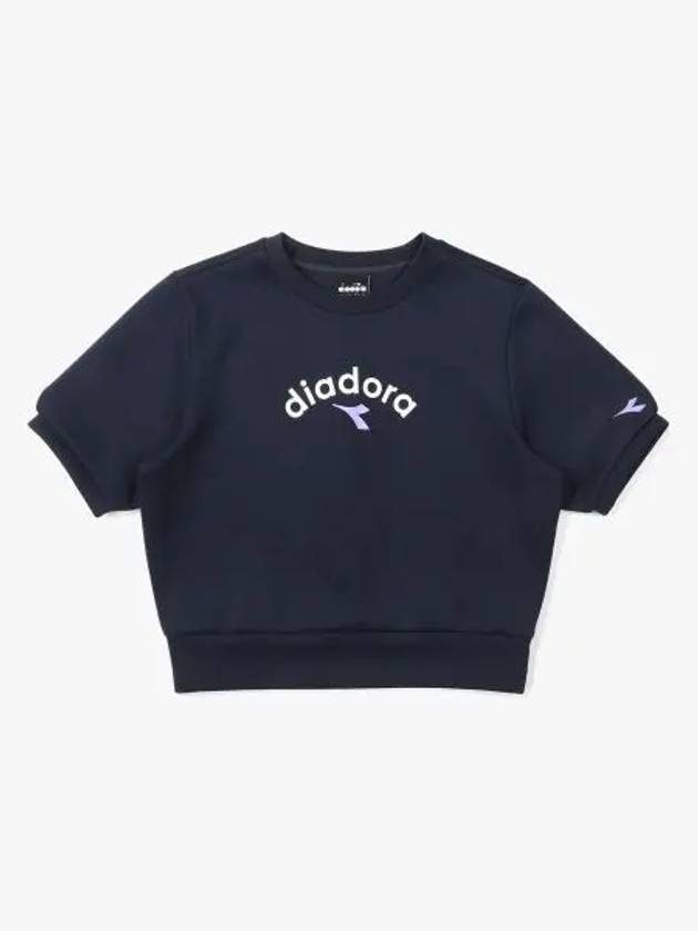 Diadora Bestie Short Sleeve T Shirt Women NAVY - DIADORA - BALAAN 1