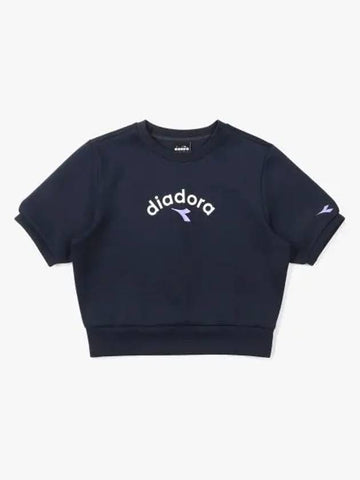 Diadora Bestie Short Sleeve T Shirt Women NAVY - DIADORA - BALAAN 1