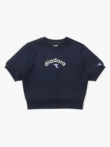 Diadora Bestie Short Sleeve T Shirt Women NAVY - DIADORA - BALAAN 1