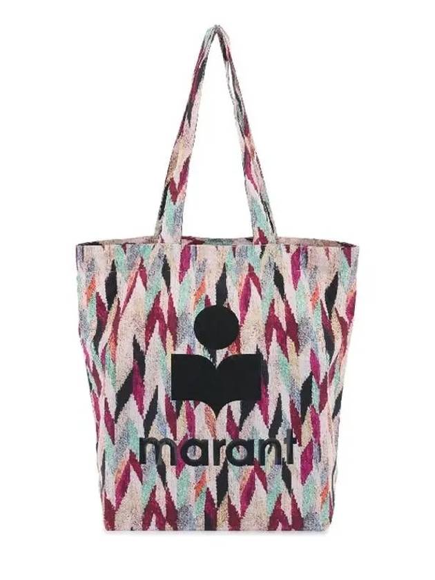 Woom Eco Graphic Cotton Tote Bag - ISABEL MARANT - BALAAN 2