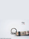 Monogram Motif Check Key Holder Beige - BURBERRY - BALAAN 3