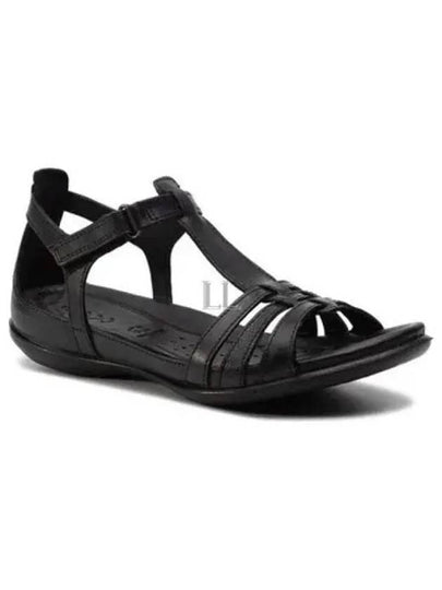 Flash T-Bar Sandals Black - ECCO - BALAAN 2