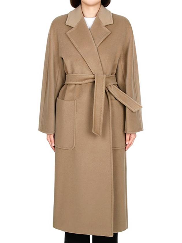 camel LOCRI wool cashmere coat 001 00449 - MAX MARA - BALAAN 1