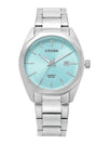 Analog Dial Watch Silver Light Blue - CITIZEN - BALAAN 1