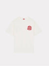 Draw Varsity Embroidered Cotton Short Sleeve T-shirt White - KENZO - BALAAN 2