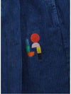 Kids Sweet Corduroy Pants Blue 221FC007 497 - BOBO CHOSES - BALAAN 4