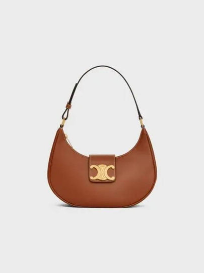 Ava Triomphe Smooth Calfskin Shoulder Bag Tan - CELINE - BALAAN 2