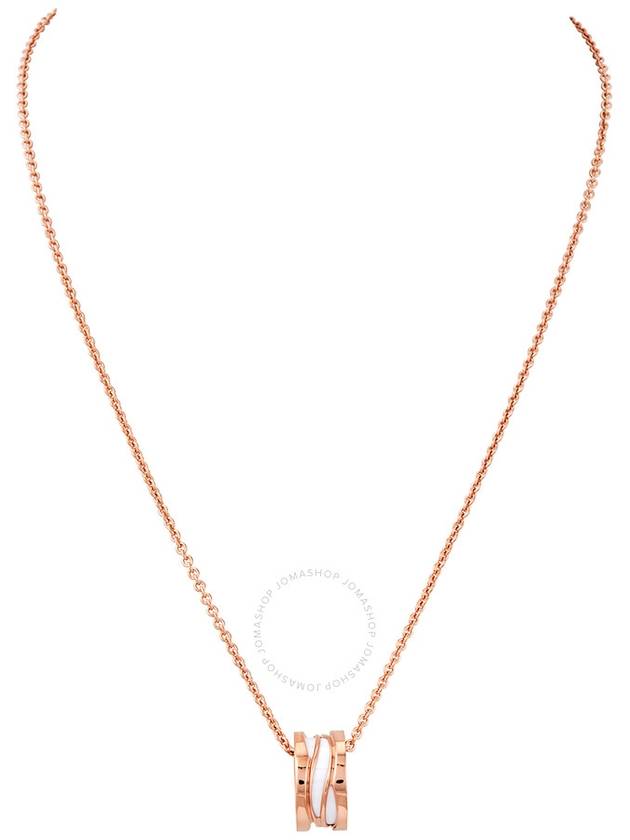 Bvlgari B.zero1 Design Legend Pendant 18KT Rose Gold Necklace - BVLGARI - BALAAN 1