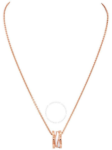 Bvlgari B.zero1 Design Legend Pendant 18KT Rose Gold Necklace - BVLGARI - BALAAN 1