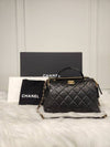 Daol Sangin Store Bowling Bag Top Handle Black AS3740 Condition S - CHANEL - BALAAN 1