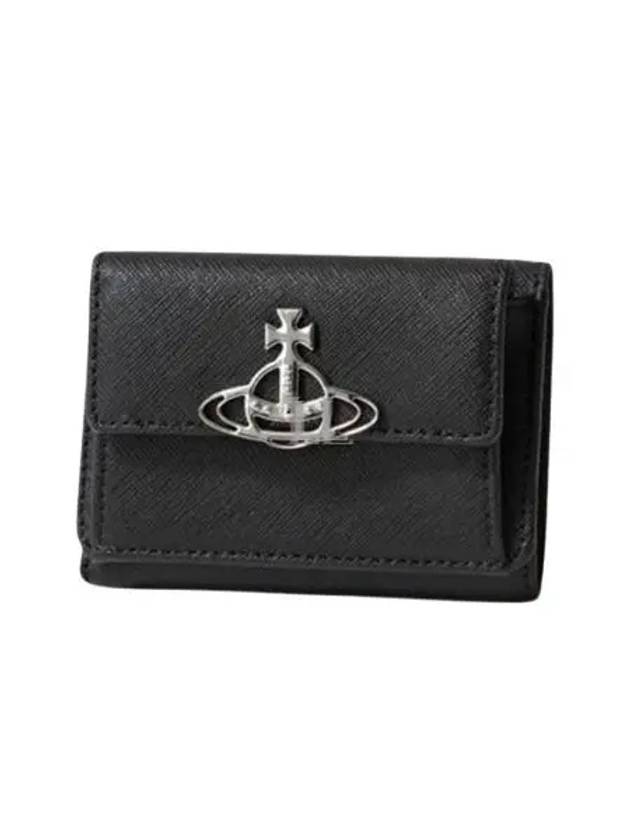 Flap Small Half Wallet Black - VIVIENNE WESTWOOD - BALAAN 2