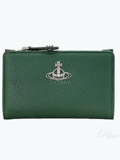 Slim Flat Card Wallet Green - VIVIENNE WESTWOOD - BALAAN 2