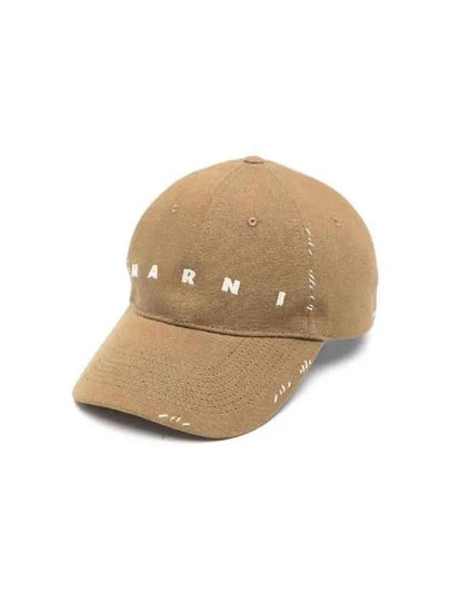 EmbroideredLogo  Ball Cap Brown - MARNI - BALAAN 2