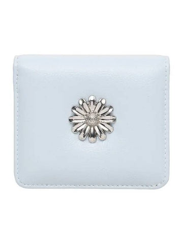 Daisy Photo Slot Half Wallet Banknote Card Sky Blue - LE MASQUE - BALAAN 1