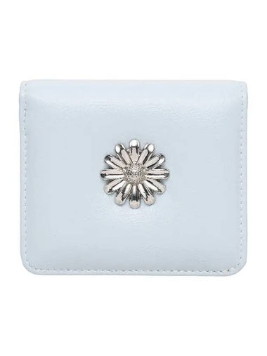 Daisy Photo Slot Half Wallet Banknote Card Sky Blue - LE MASQUE - BALAAN 1