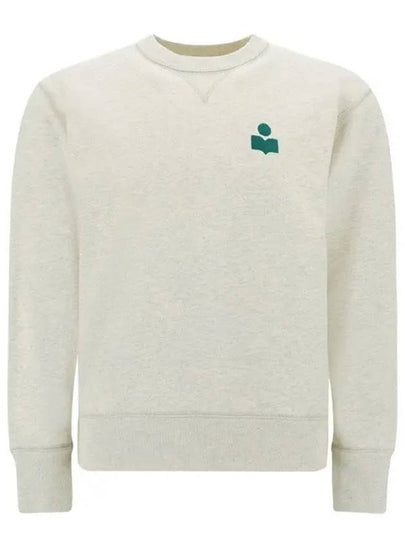 Mike Logo Cotton Sweatshirt Ecru - ISABEL MARANT - BALAAN 2