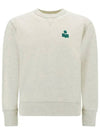 Mike Logo Cotton Sweatshirt Ecru - ISABEL MARANT - BALAAN 2