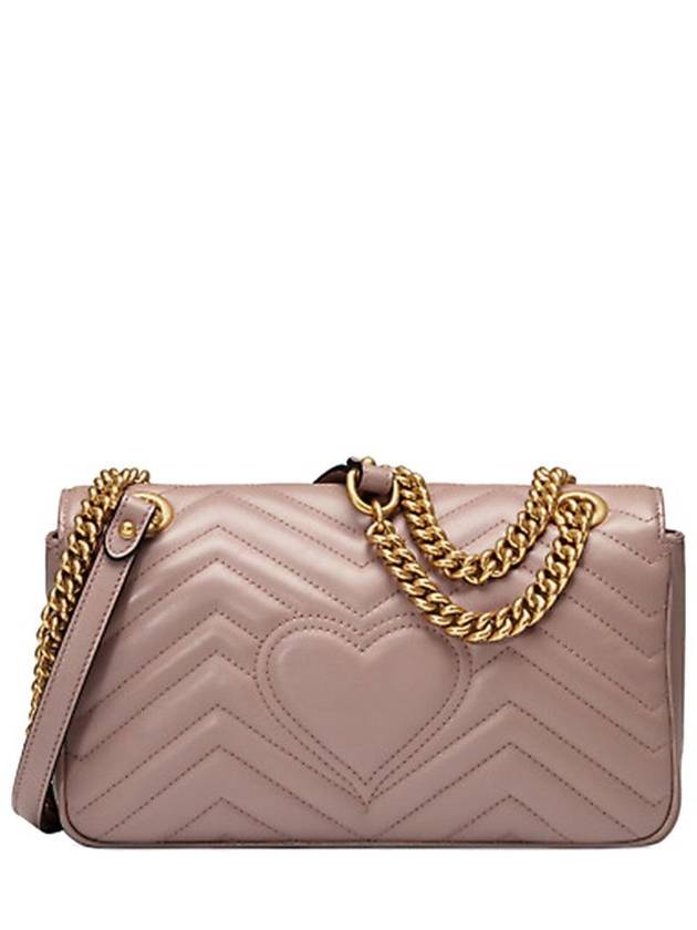 GG Marmont Matelasse Small Shoulder Bag Pink - GUCCI - BALAAN 3