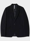 Wool Crease Single Tailored Jacket Black - NOIRER - BALAAN 3