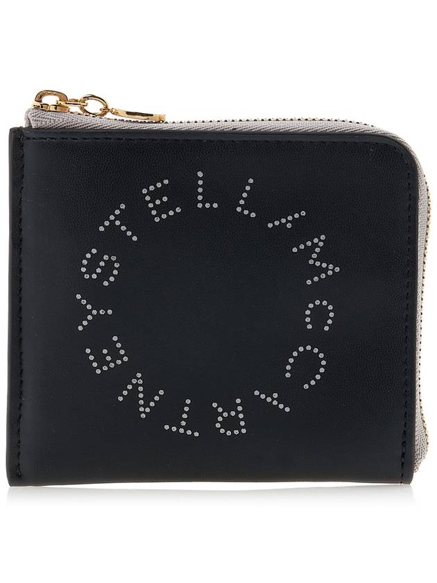 Logo Zipper Card Wallet Black - STELLA MCCARTNEY - BALAAN 2