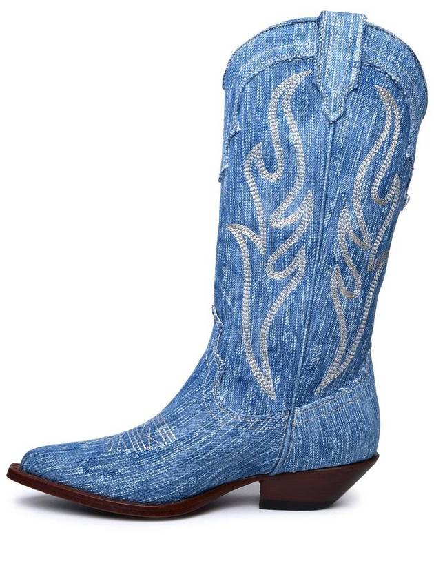 Sonora Light Blue Denim Boots - SONORA - BALAAN 3