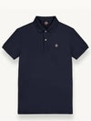 24SS Le Logo Collar Short Sleeve TShirt Navy - COLMAR - BALAAN 1