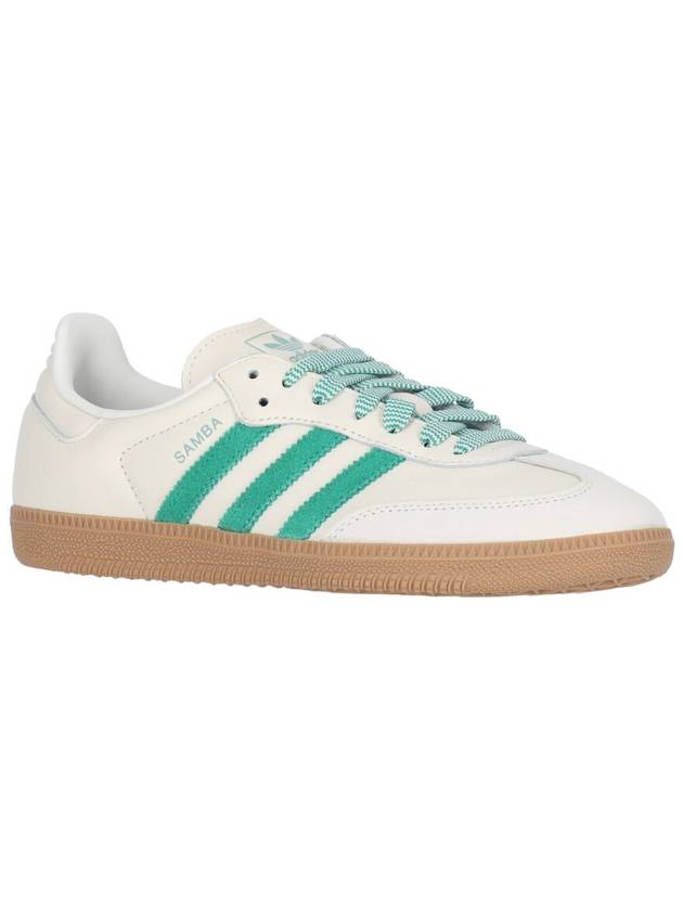 Samba OG Low Top Sneakers Court Green Off White - ADIDAS - BALAAN 3