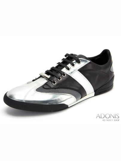 Two Tone Low Top Sneakers Black Silver - DIOR - BALAAN 2