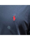 Men's Embroidery Logo Pony Classic Fit Short Sleeve T-Shirt Navy - POLO RALPH LAUREN - BALAAN 7