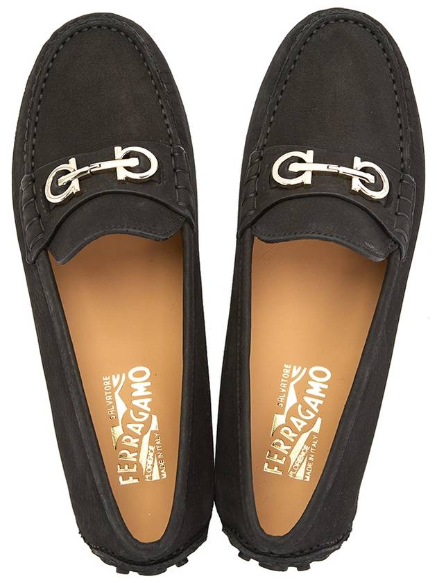 Ferragamo Gancini Women s Driving Shoes ODILIA NERO 0757935 Foot D - SALVATORE FERRAGAMO - BALAAN 2