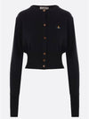 Bea Crop Cardigan Black - VIVIENNE WESTWOOD - BALAAN 2