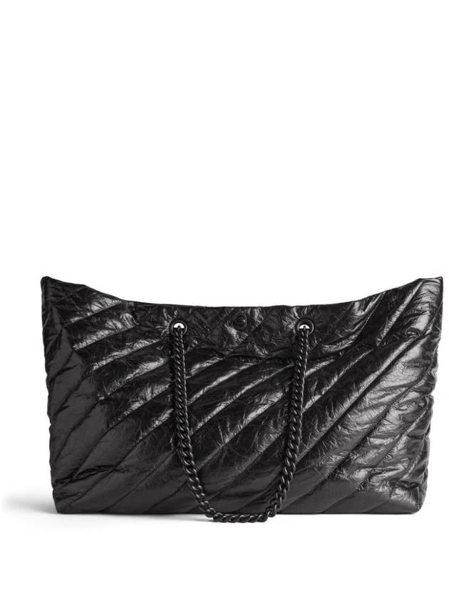 Crush Large Quilted Carry All Tote Bag Black - BALENCIAGA - BALAAN 2