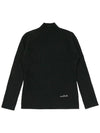 Functional thermal half neck knit BLACK - MONBIRDIE GOLF - BALAAN 7