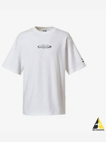 CRLT K GFX Shorts Sleeve Tee White - PUMA - BALAAN 1