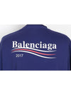 Wave Logo 2017 Short Sleeve T Shirt Blue S 100 105 - BALENCIAGA - BALAAN 5