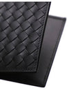 Intrecciato Small Folder Half Wallet Black - BOTTEGA VENETA - BALAAN 7