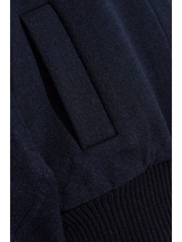 Max Mara Wool Jacket Zenone, Women's, Navy Blue - MAX MARA - BALAAN 5